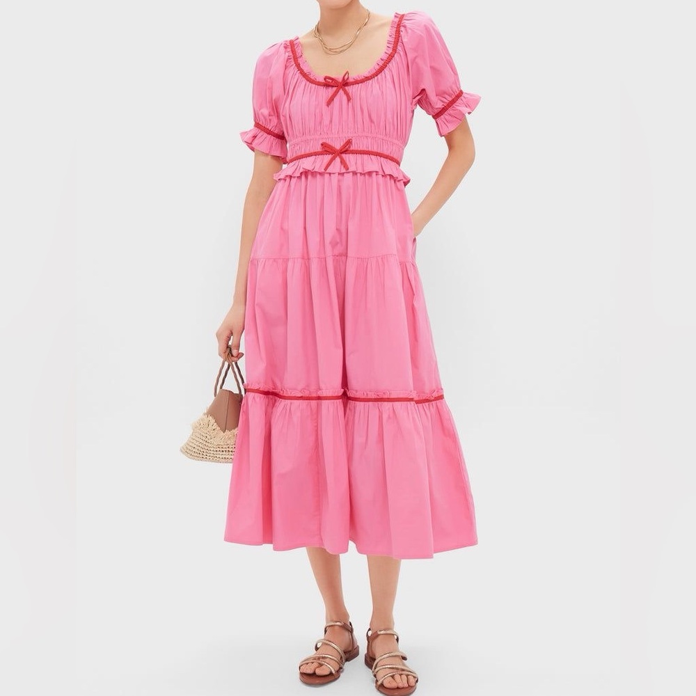 Bubblegum Agatha Poplin Dress - NWT
